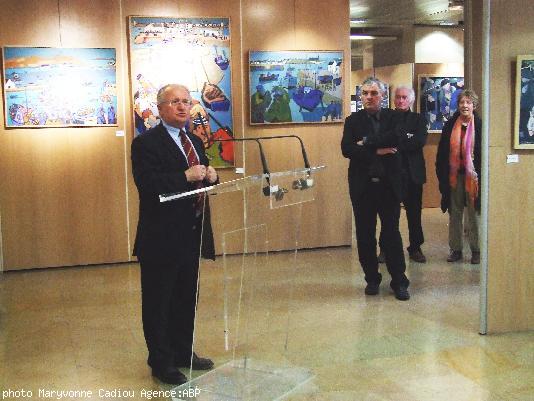 Après la visite de l'exposition. Patrick Mareschal.