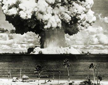 French Nuclear Testing in the Pacific.