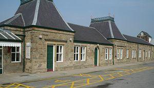 Wrecsam/Wrexham General Train Station.