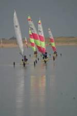 Baptême de Blokart (mini char à voile).