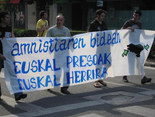 March for Basque Prisoners  Irunia/Pamplona  21 June 2008