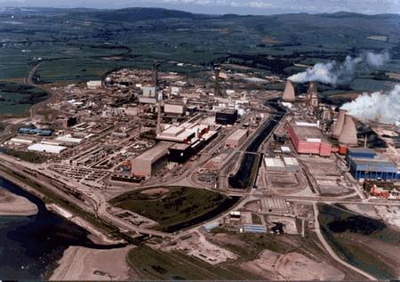 Sellafield nuclear power plant from the air