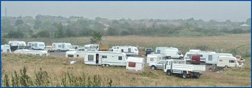 Gypsy caravan site