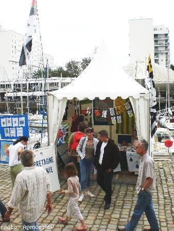 Le stand de Bretagne Réunie sur le Quai des Indes.