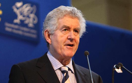 Le Premier ministre gallois   Rhodri Morgan.