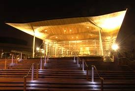 Le siège de l'Assemblée nationale galloise à Cardiff.