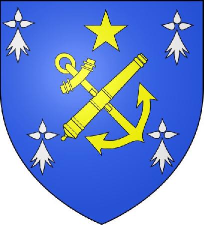 Blason herminé de la ville de Pornic / Pornizh.