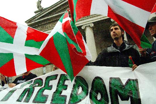 A demonstration in support of Basque prisoner rights in Dublin. There are many interlinking strands between the Celtic countries and other parts of the world.