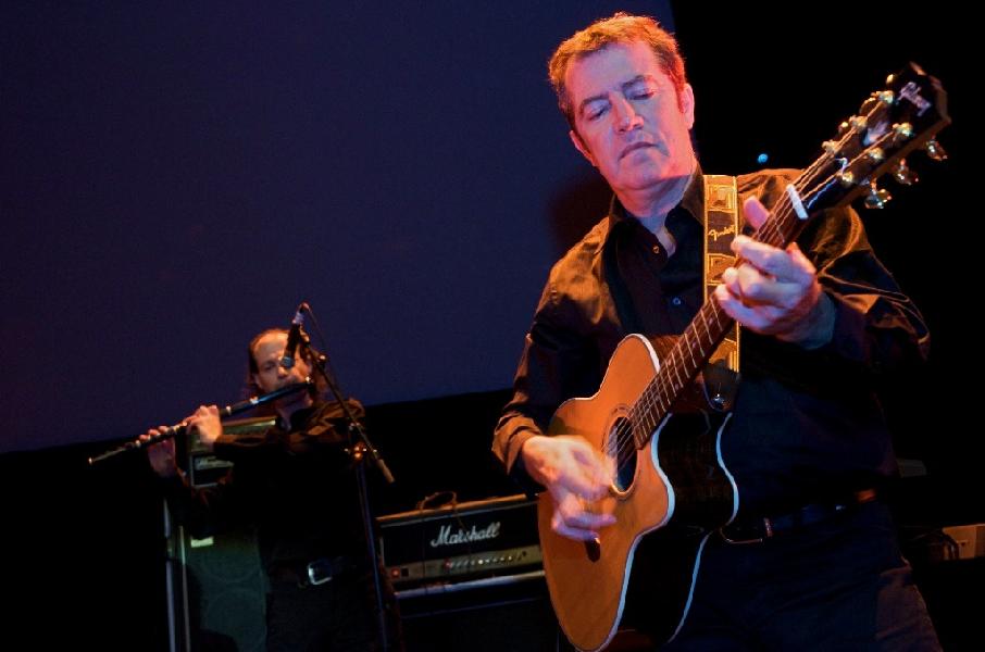 Youenn Manchec à la flûte et Patrice Marzin à la guitare. Photo Sandro Weltin du Conseil de l'Europe.