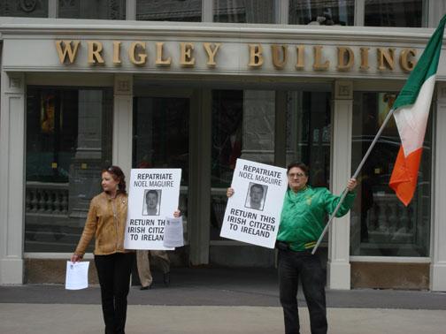 A protest in Chicago  USA