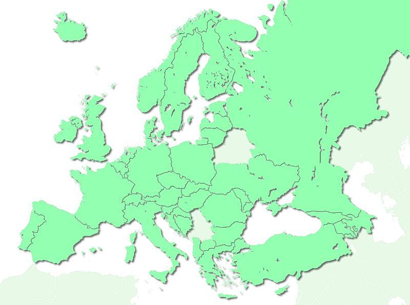 The CPT field of operations map  2002. It shows an unofficial representation of States bound by the European Convention for the Prevention of Torture and Inhuman or Degrading Treatment or Punishment. Lithuania is bound by the Convention.