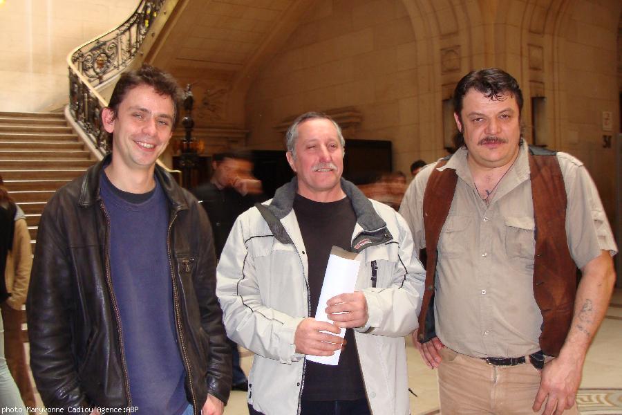 (From left to right): Gaël Roblin  Kristian Georgeault and Pascal Laizé.