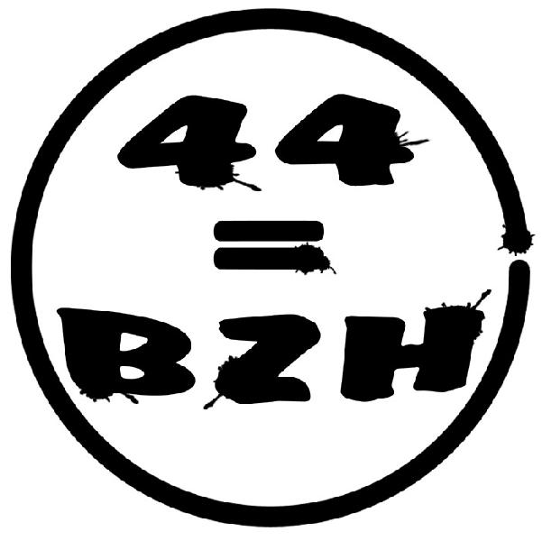 44=BzH is the slogan for a reunified Brittany.