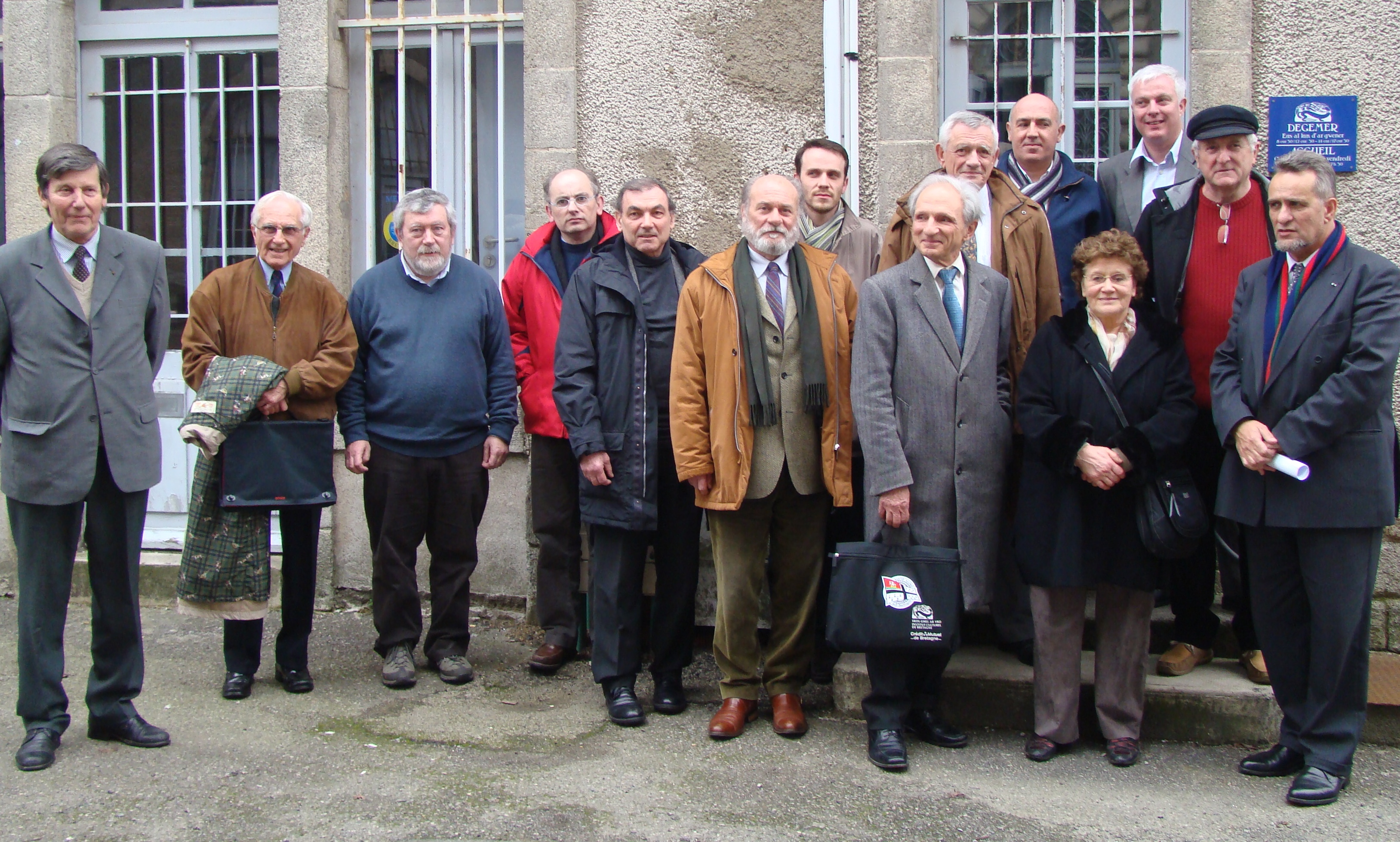 Le nouveau bureau : Bernard Delhaye; Jean Cevaër; Alain Monnier; Thierry Poirier; Jacques Reuzé; Bernard Le Floc'h; Arnaud de La Monneraye; Loeiz Laurent; ; Éric Leost; Claude-Guy Onfray; Ronan Gicquel; Angèle Jacq; E. Salmon-Legagneur; Jacques Lhéritier;