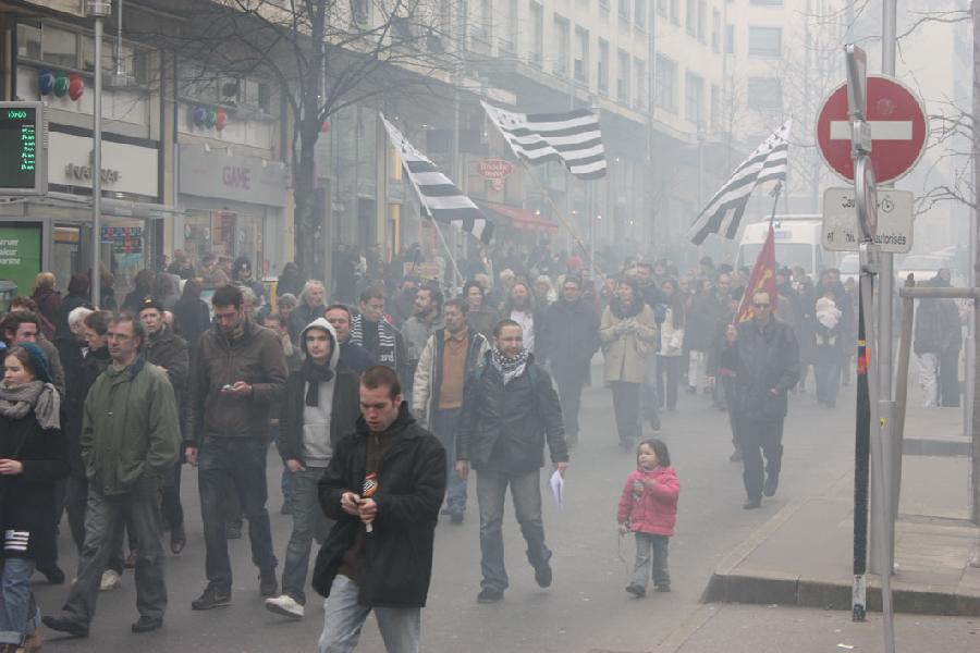 Cortège manif' 31 janvier.