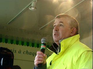 René Le Grand  le président de la FNTR (fédération nationale des transporteurs) de Bretagne