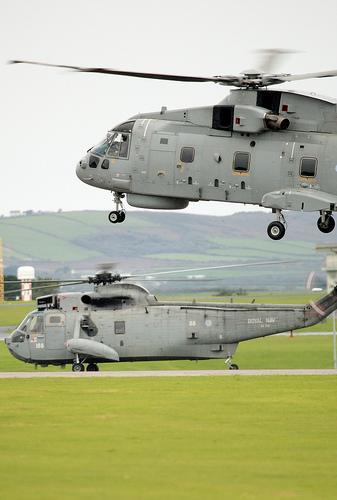 RNAS Culdrose in Cornwall is Europe's largest helicopter base.