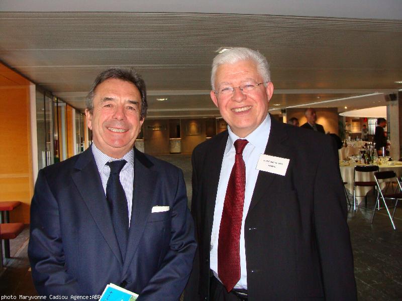 Alain Esnault - président de <i>Produit en Bretagne</i> avec Jean-Claude Le Gall. Saveol. Plougastel.