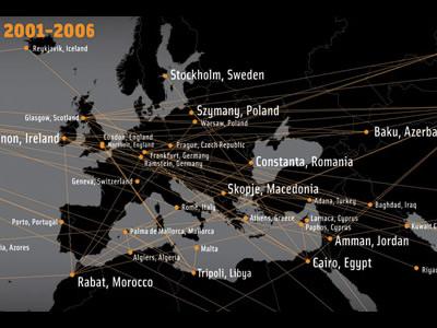 CIA rendition flights 2001 - 2006 (above)