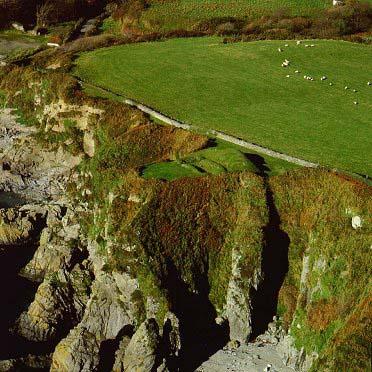 Picture above showing a section of the Manx coastline.