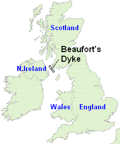 Beaufort Dyke (shown above) is one of the sites where hundreds of thousands of tonnes munitions have been dumped over the years by the MoD.