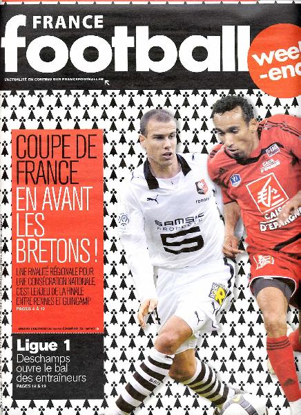 France football week-end. N° 3291bis du vendredi 8 mai 2009.