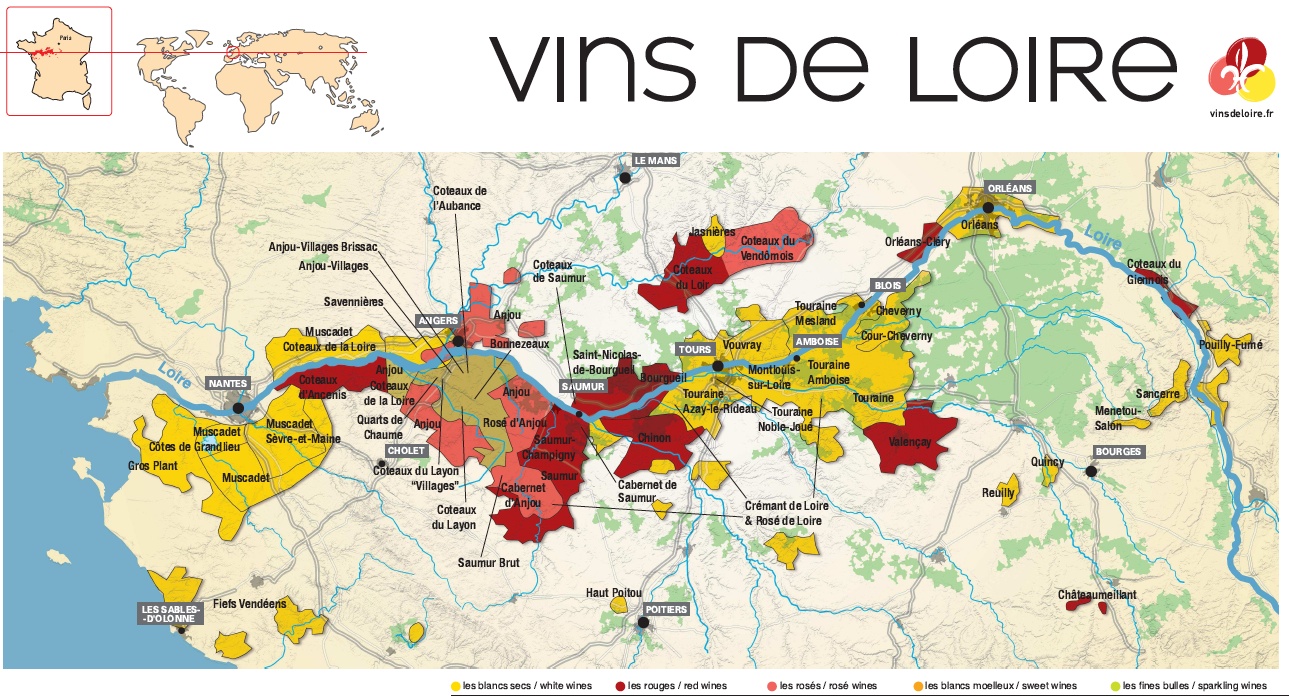 La carte de l'appellation 