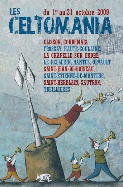 Celtomania 2009. Affiche Daniel Le Saux.