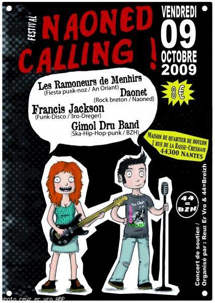 Affiche du concert de soutien 