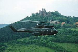 A puma helicopter (above)  liked the one that crashed two years ago (photo: wikipedia).