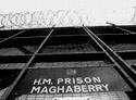 The gate at Maghaberry Prison (photo: indymedia.ie)