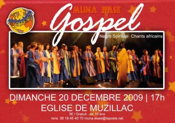 Concert de Gospel Noël 2009