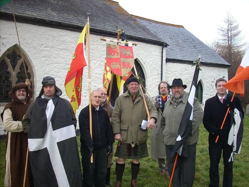 Some of the Celtic League members who attended Rali Cilmeri on 12 and 13 December 2009.