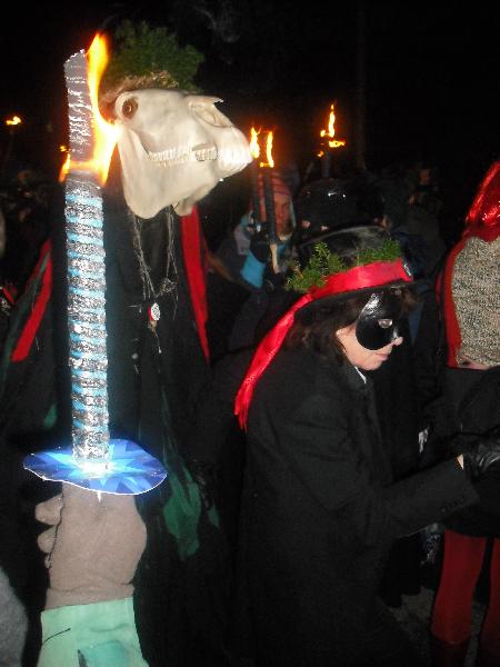 Montol revellers with Penglaze (photo: Celtic League)