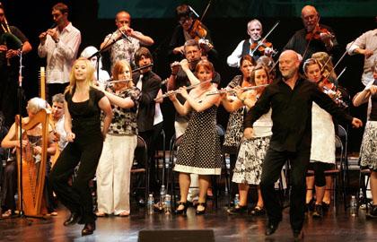 <i>Y Glerorfa</i> l'orchestre de musique traditionnelle galloise. 