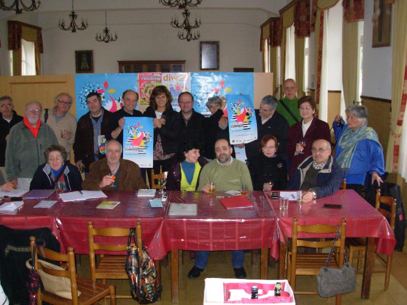 Rencontre avec des responsables associatifs et culturels à Mondoñedo  ville natale d'Álvaro Cunqueiro jumelée avec Tréguier.