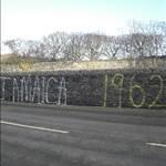 Some of the nationalist graffiti in the Isle of Man this year.