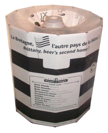 Le fût KeyKeg jetable / recyclable.