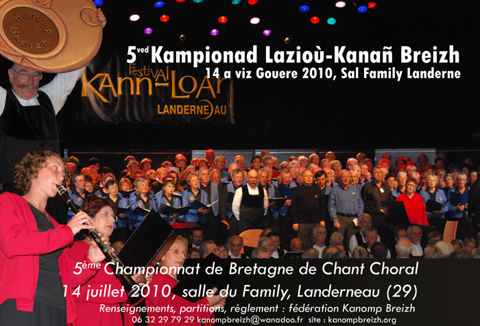 Kinnig Kampionad Lazioù-kanañ Breizh 2010