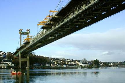 Tamar bridge between Cornwall and England (Photo: Wikipedia).