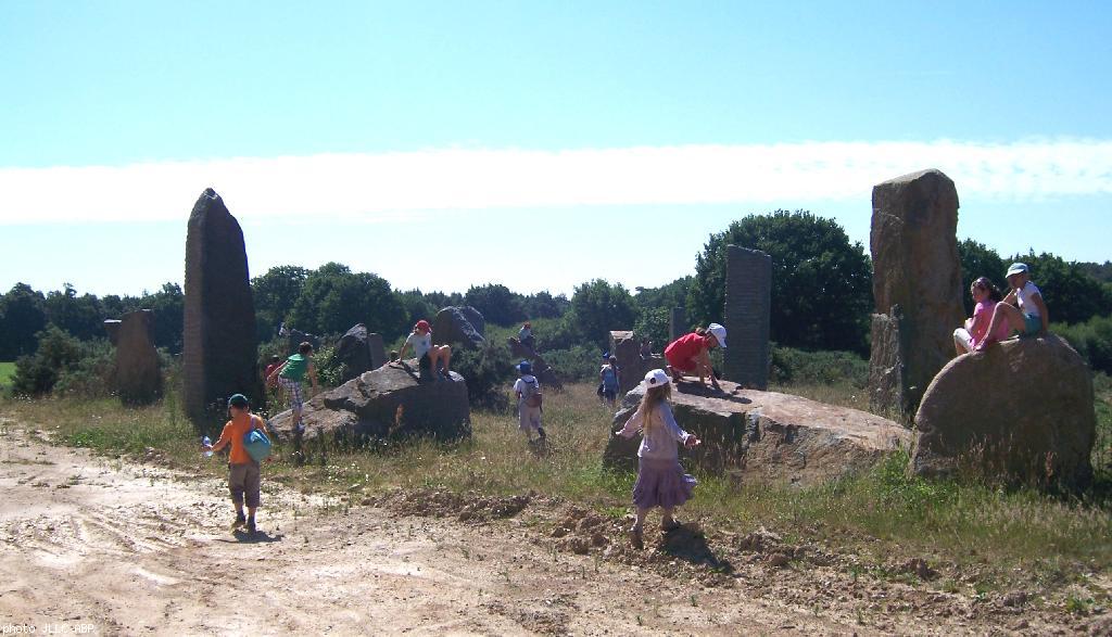 Les enfants à Koad Sav Pell.