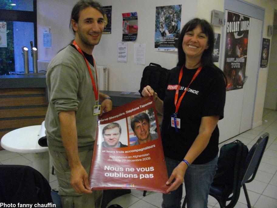 Martine et Jonathan à Lorient.