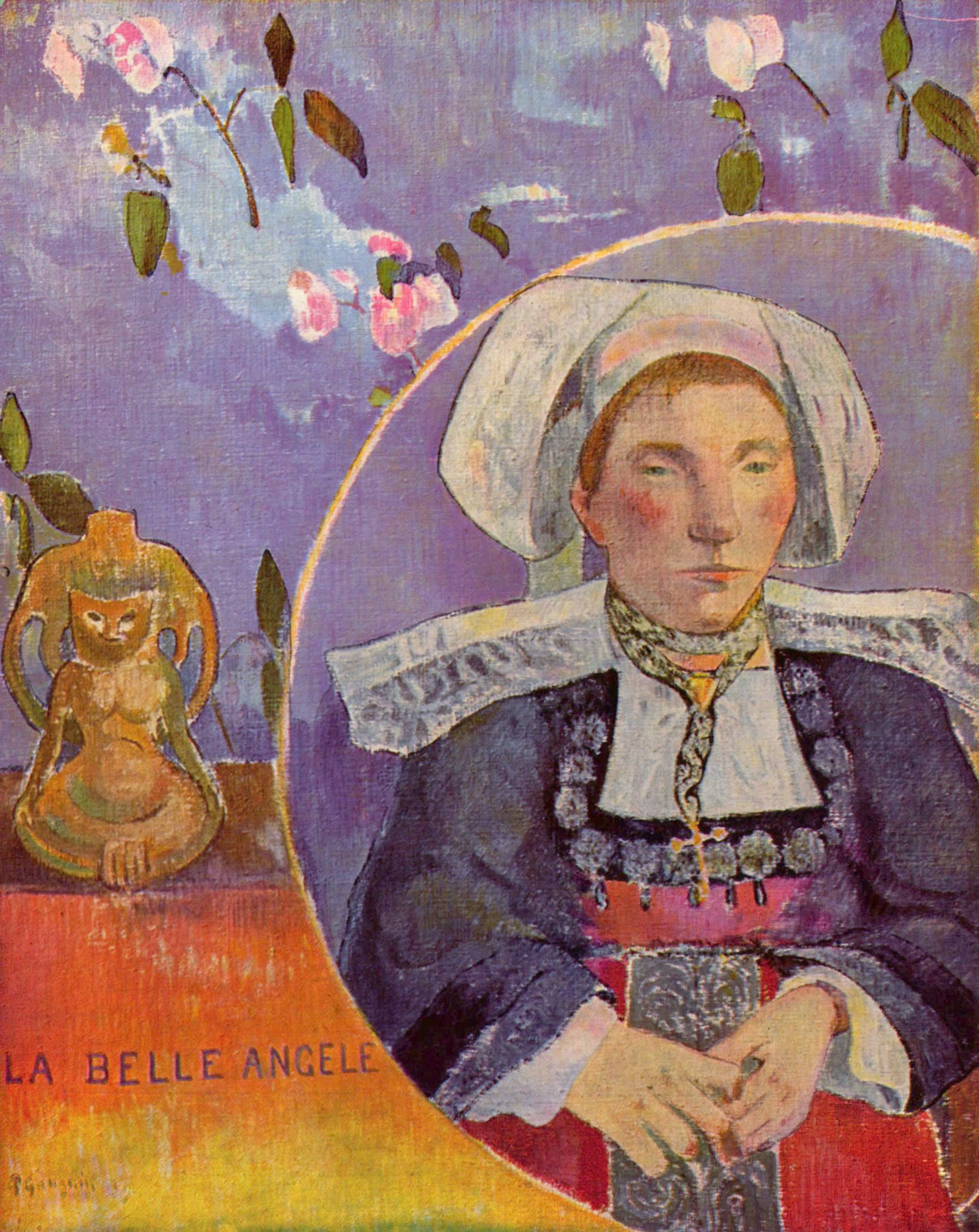 La Belle Angèle peinte par Paul Gauguin.