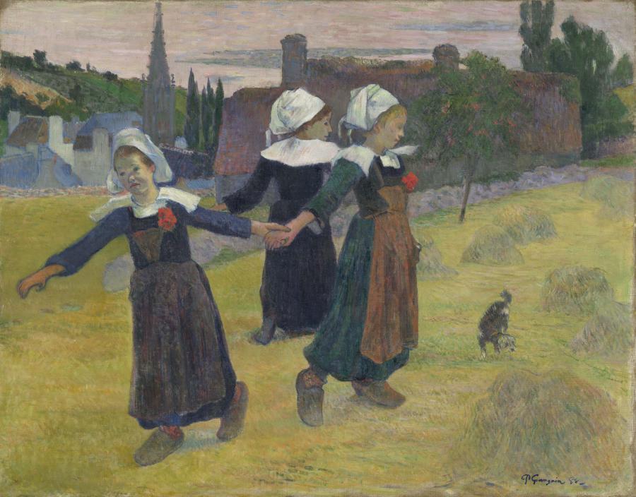 Dance of the Breton girls 1888.