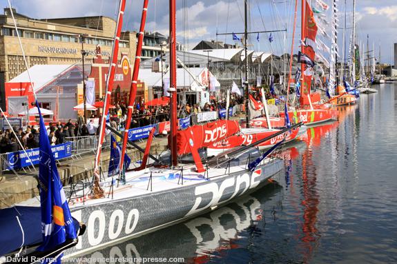 Ambiance de fête lundi à Saint-Malo sur le bassin Duguay-Trouin.