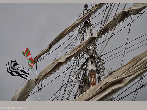 Le Belem à Bayonne. Août 2010.