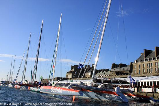 Les géants des mers sur le bassin Vauban de Saint-Malo