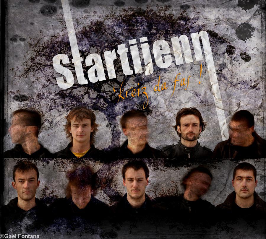 Visuel du nouvel album de Startijenn : 'Kreiz da fas 
!