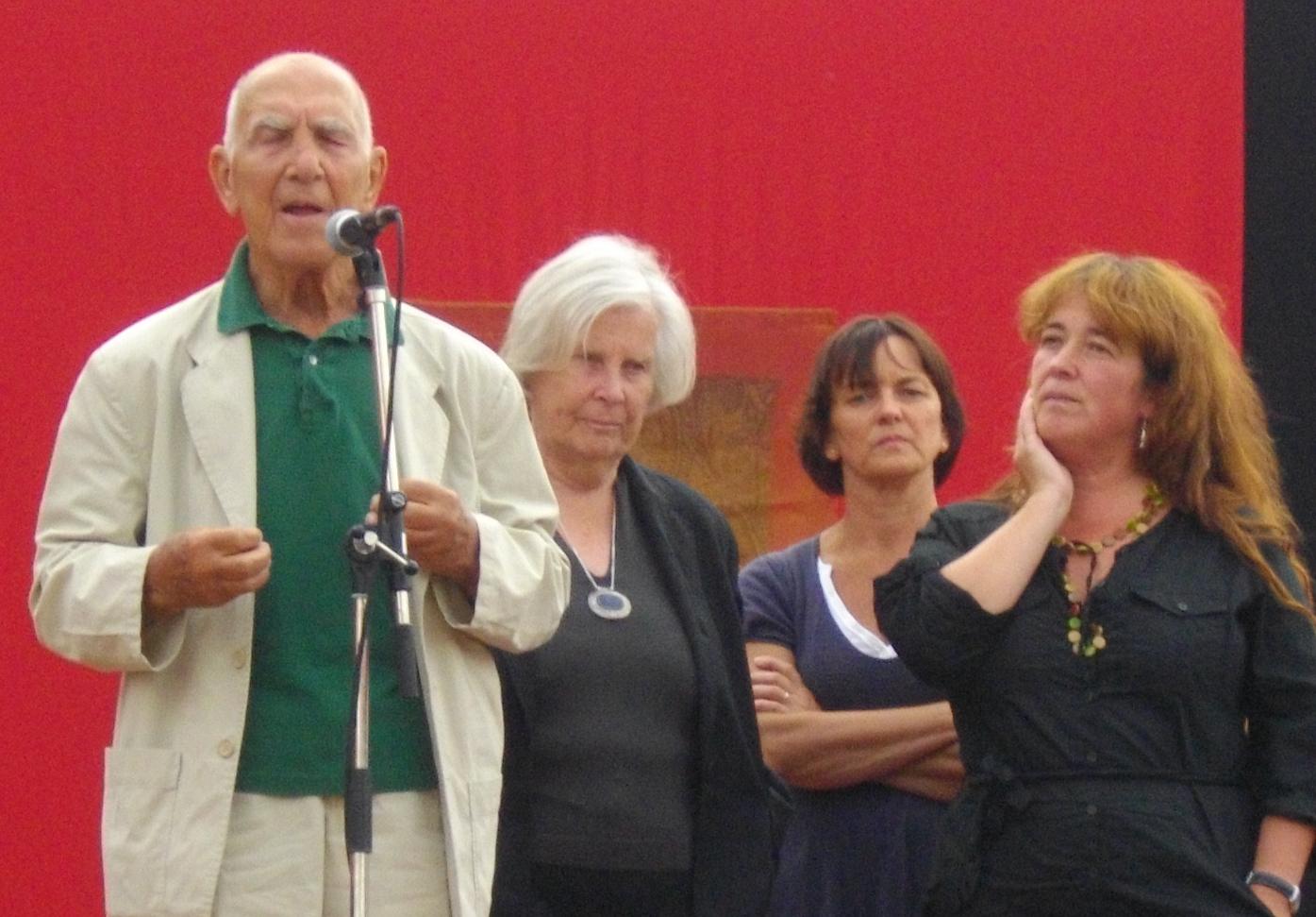 Stephane Hessel à Douarnenez en août 2009