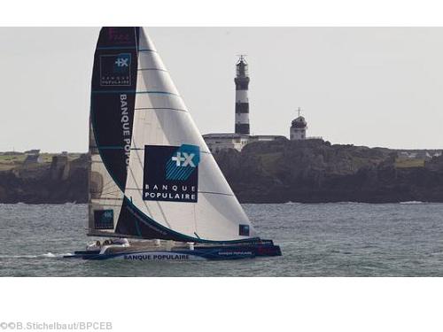 Devant le phare du Creac'h. Ouessant.